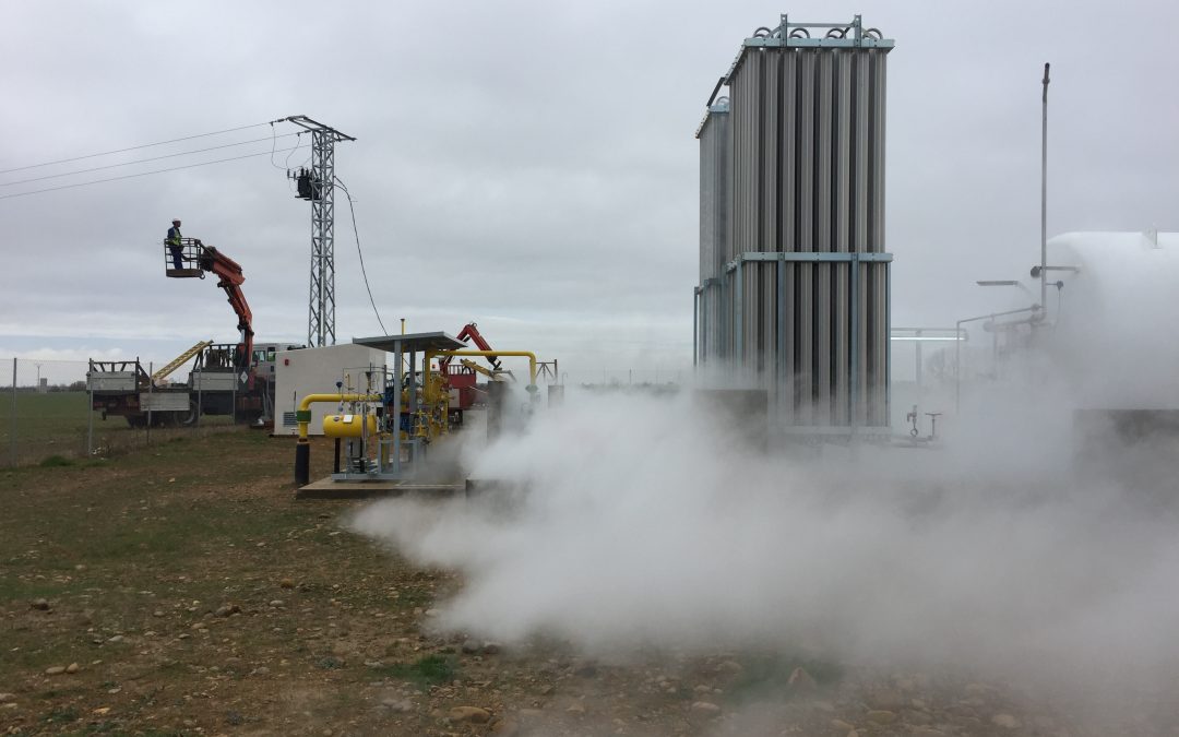 Instalación nueva derivación para suministro a planta de gas natural licuado